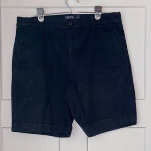 Chaps Blue Flat Front Shorts Classic Style